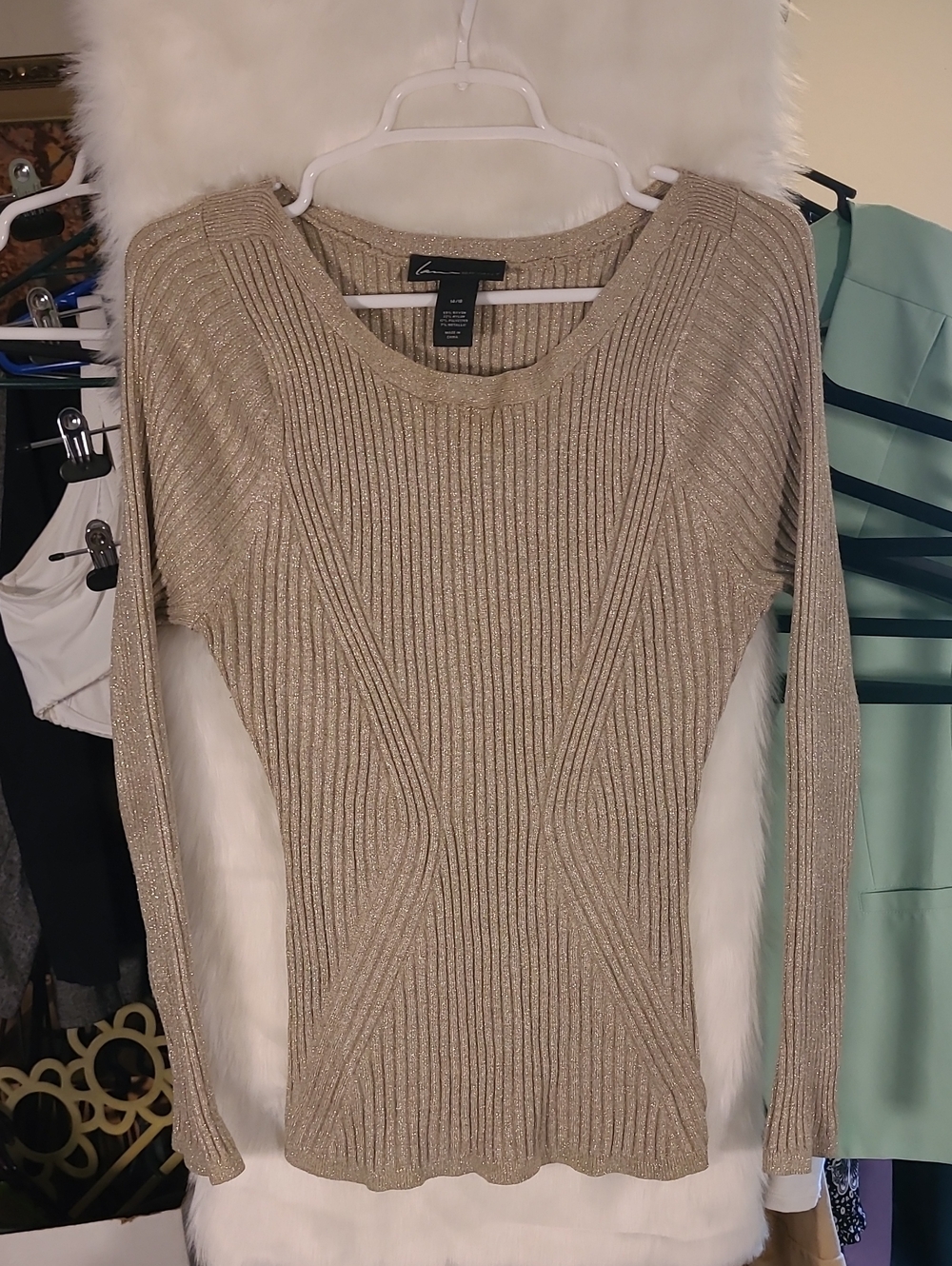 Lane Bryant Gold Sweater